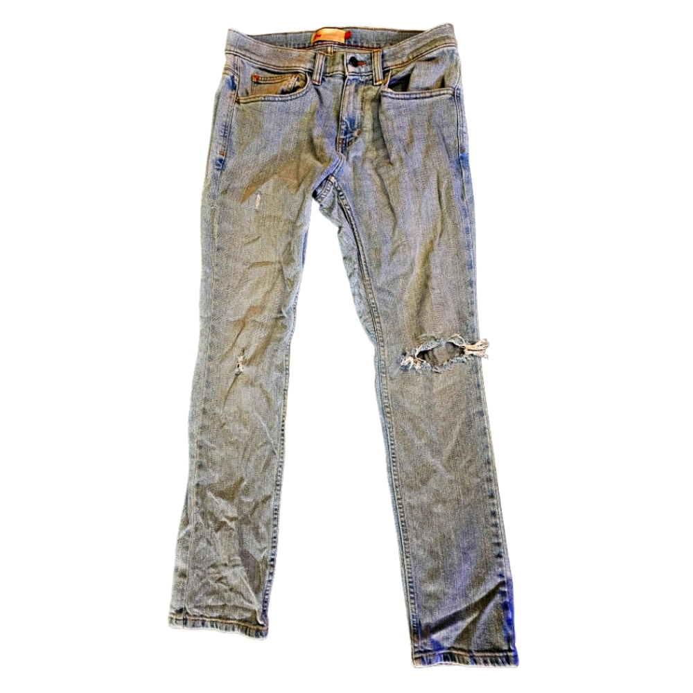 Freeworld Light Blue Denim Skinny Fit Jeans - Men's Size 30x31